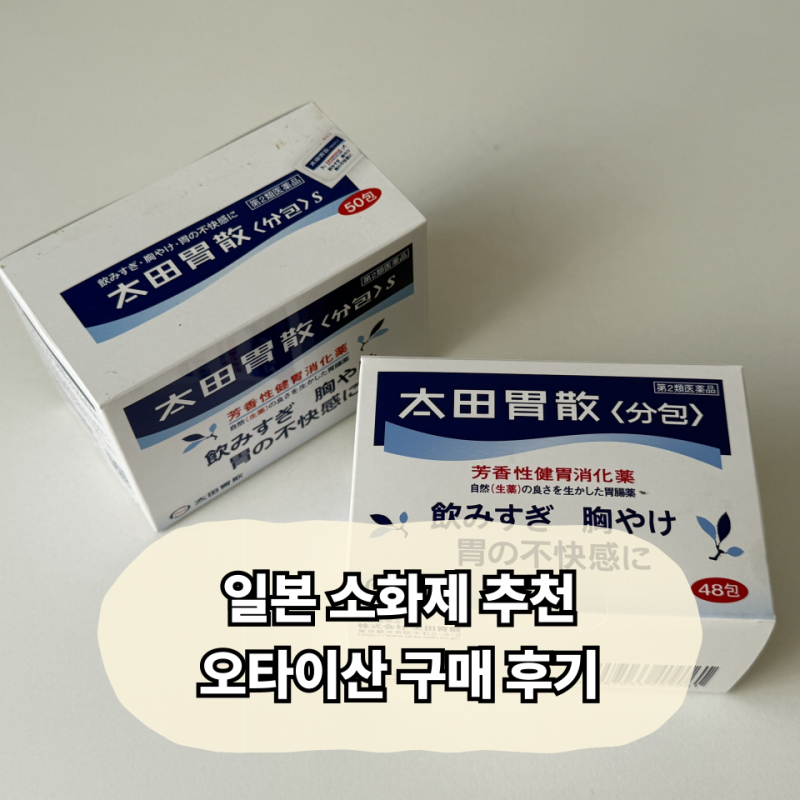 일본 쇼핑템 추천 일본 소화제 오타이산 구매 후기