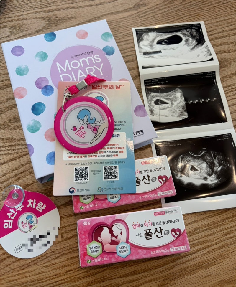 [임신 기록/5주 차] 임신확인! 임신 극초기 증상 / 임신주수계산 / 보건소 임산부 키트 수령 / K....