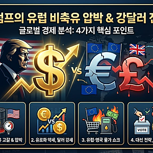 트럼프의 유럽 비축유 방출 압박과 강달러 전략의 숨은 의도는?