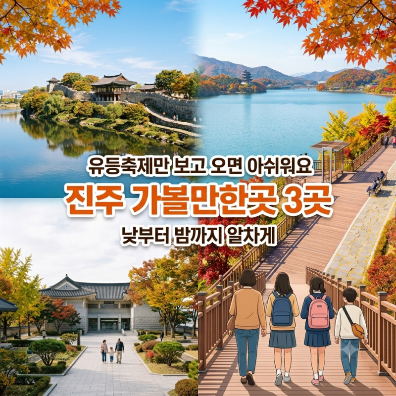 It's a shame to only see the Lantern Festival! 3 Must-Visit Places in Jinju During the Day