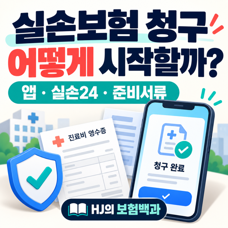 실손보험 청구 방법, 보험사 앱·실손24 신청 순서와 준비서류 확인하기
