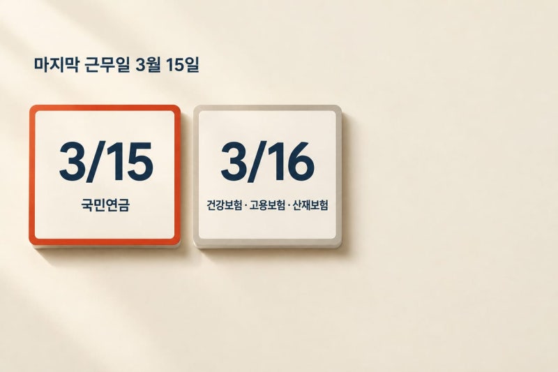 4대보험 상실신고 기한, 건강보험 14일·나머지 다음 달 15일