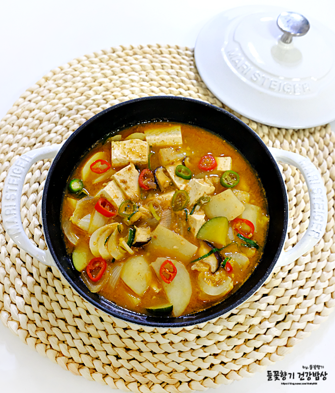 된장찌개 레시피 끓이는법 재료