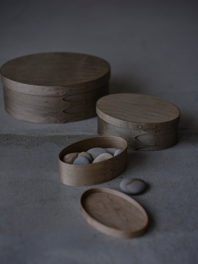 일본 하이엔드 공예·목공예 미드센추리 쉐이커 박스(Shaker Box)이후지(IFUJI) 우드박스 직구 구....