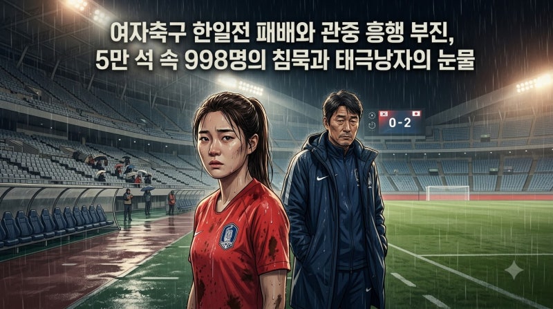 여자축구 한일전 패배와 관중 흥행 부진 분석