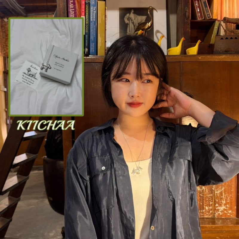 20대 30대 여자 목걸이 브랜드 추천 키챠, 길이 조절 가능한 데일리목걸이