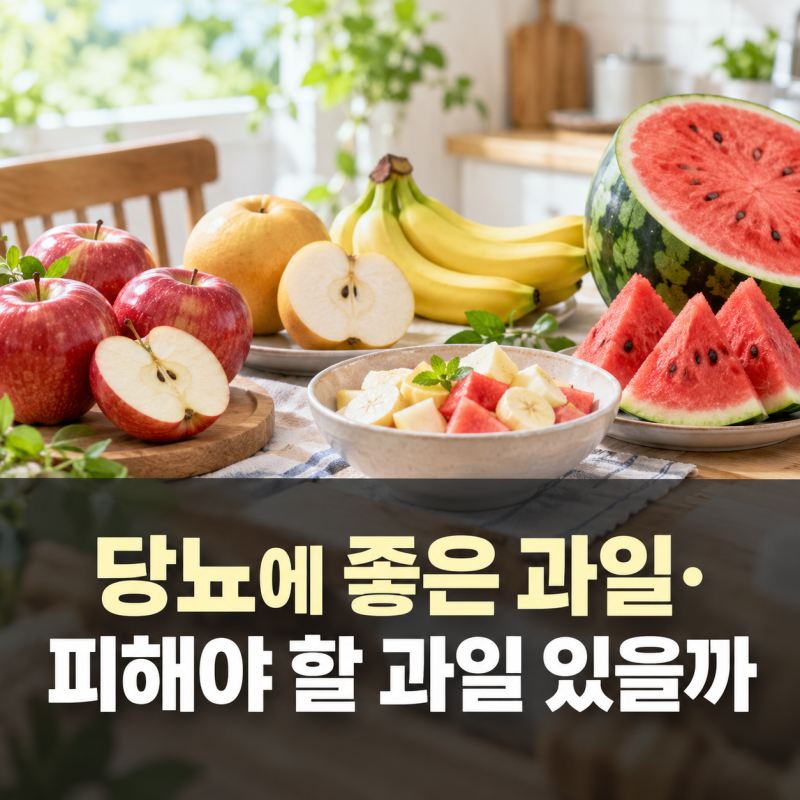 당뇨에 좋은 과일·피해야 할 과일 있을까｜사과·배·바나나·수박 하루 섭취량과 먹는 시간