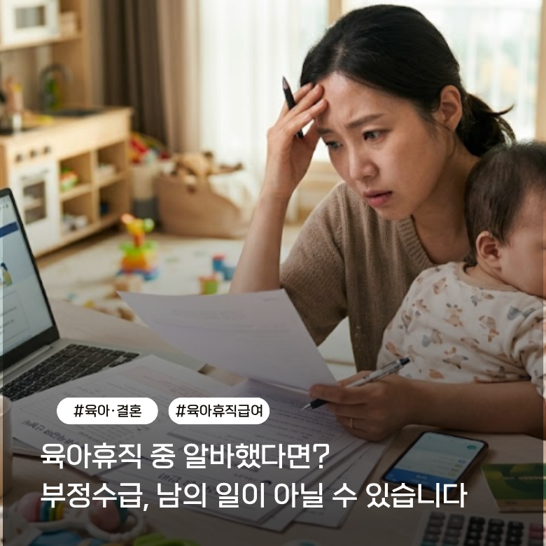 육아휴직급여 부정수급, 소액 부업도 걸릴까? 이걸 모르면 큰일난다는데