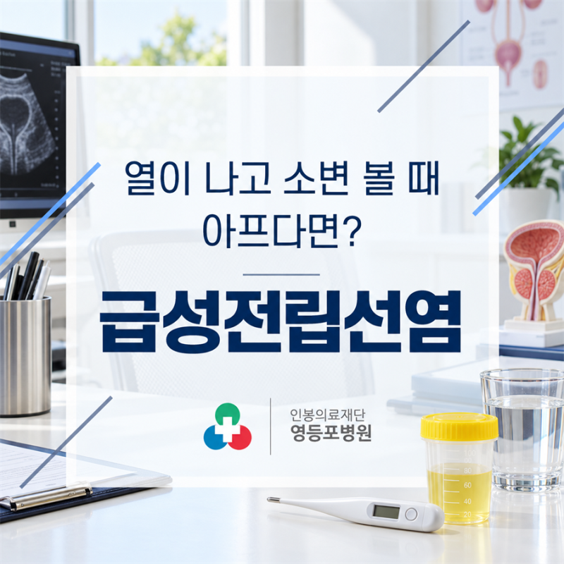 급성전립선염, 고열과 배뇨통이 함께 온다면? | 영등포병원 비뇨의학과