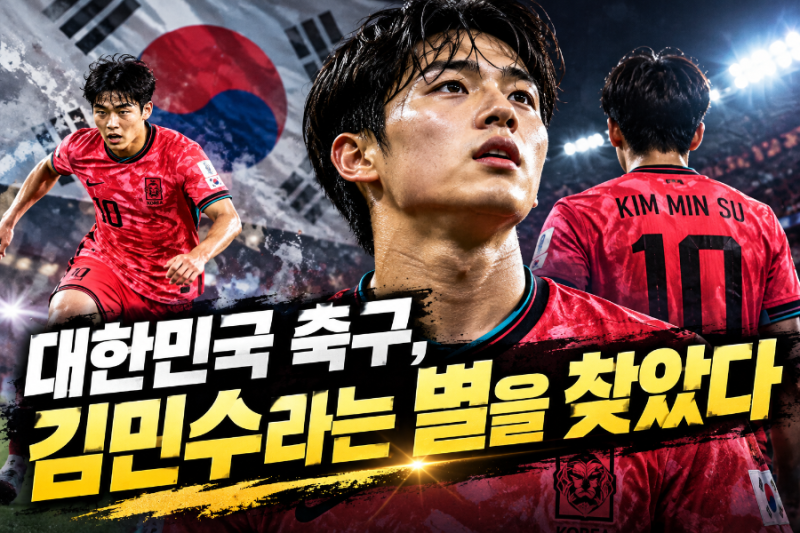 대한민국 축구, 김민수라는 별을 찾았다 ⚽ 한국 축구가 우루과이를 상대로 1-4로 패했습니다....