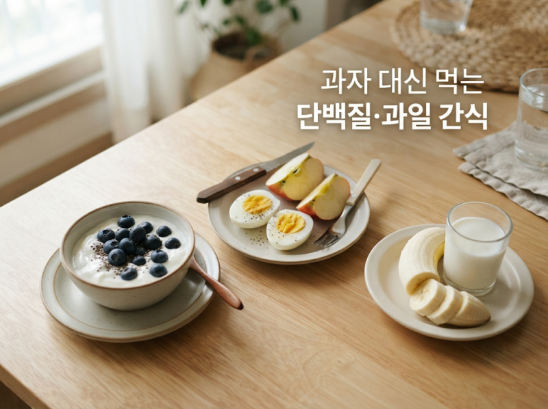 다이어트 간식 단백질·과일 조합 7가지｜과자 대신 뭐 먹을까?