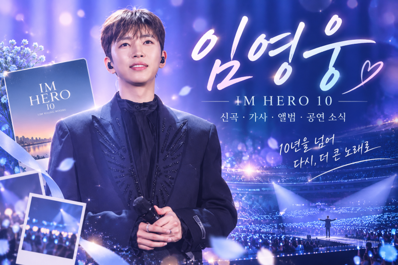 임영웅 데뷔 10주년, 다시 시작되는 노래｜‘IM HERO 10’ 신곡·가사 이야기와 공연 소식