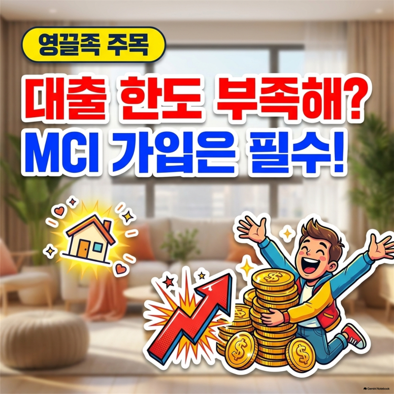 방공제 없이 주택담보대출 받는 MCI 가입 방법과 거절 사유