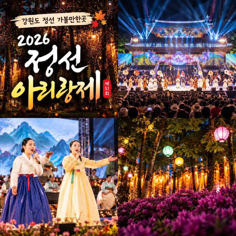Complete Guide to the 2026 Jeongseon Arirang Festival: Must-Visit Places in Jeongseon, Gangwon-do