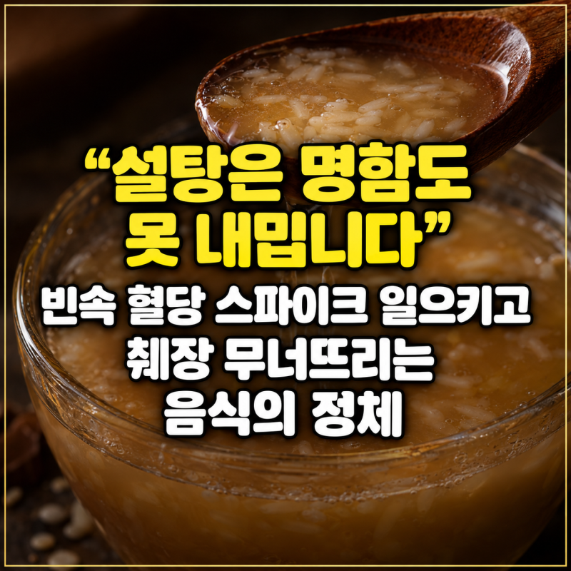 "설탕은 명함도 못 내밉니다" 빈속 혈당 스파이크 일으키고 췌장 무너뜨리는 음식의 정체