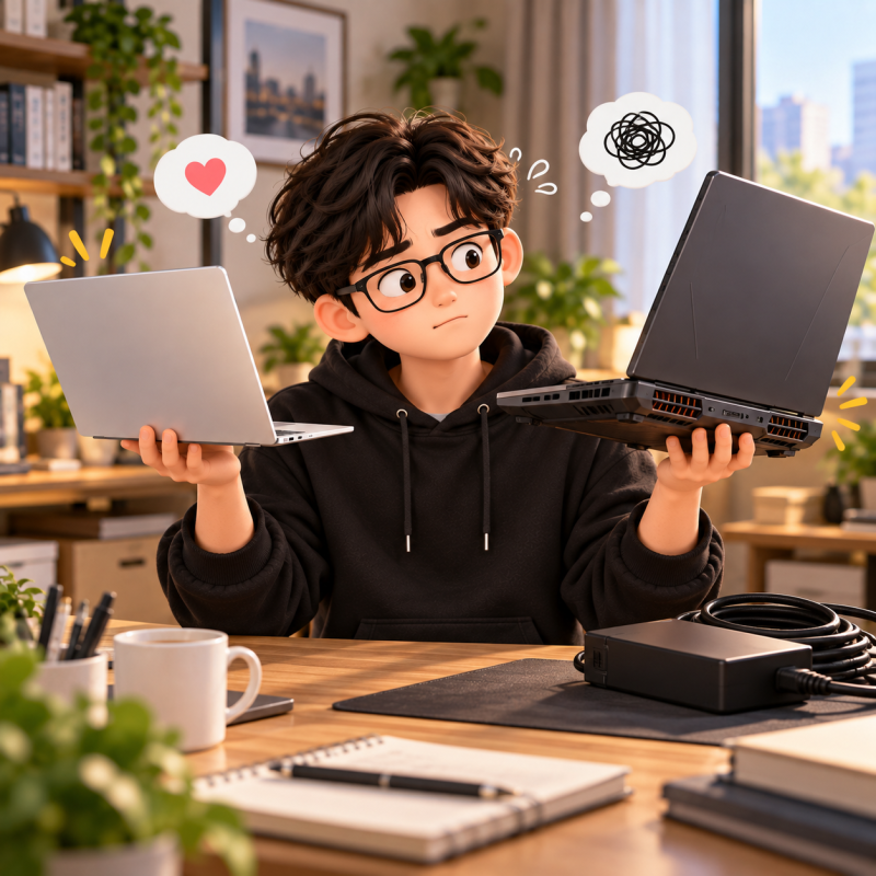 게이밍 노트북은 왜 2kg이 넘을까? RTX 5060 들어가면 포기해야 하는 것