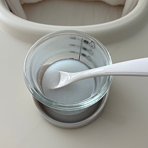 6개월 아기 초기이유식 쌀미음 3일차 기록｜쌀가루로 쌀미음 20배죽 만드는 방법·먹는 양과 ....