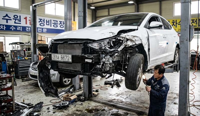 [시흥/목감 손해사정] 교통사고 차량 수리비가 차값보다 많이 나왔을 때, 보험사 "폐차해라"....