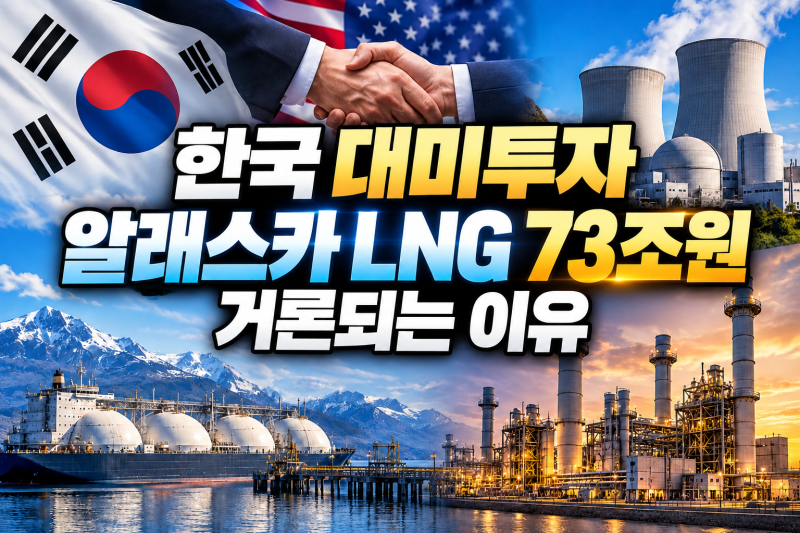 한국 대미투자 알래스카 LNG 73조원 거론되는 이유