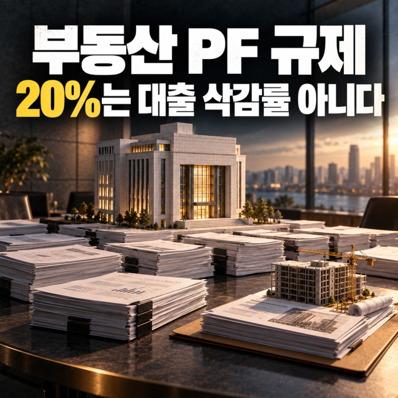 부동산 PF 규제 20% 무슨 뜻? 건설주 투자자가 확인할 5가지