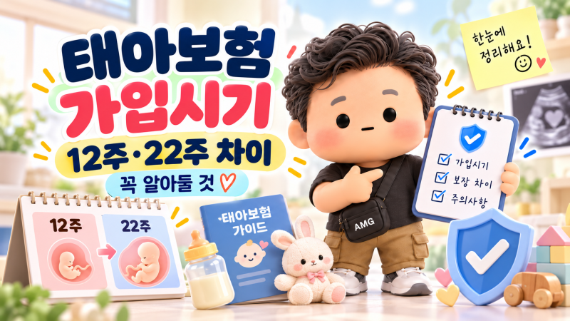 "태아보험 언제 가입해야 할까?"｜가입시기 놓치기 전에 꼭 알아둘 것