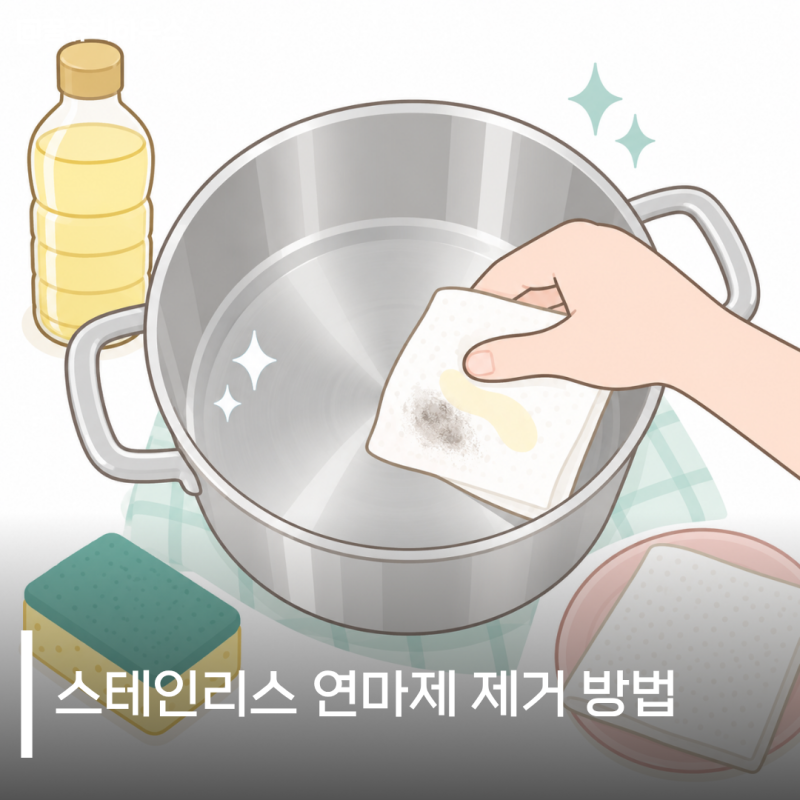 스테인리스 연마제 제거 꼭 해야할까? 닦는 방법과 순서 정리