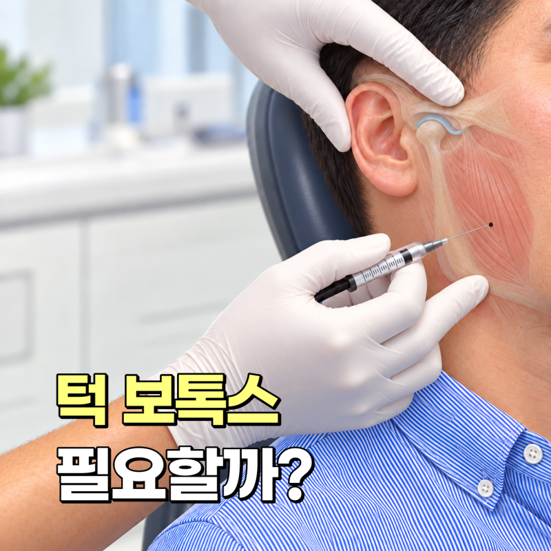 턱관절 보톡스, 이갈이·턱 통증에 필요할까요?