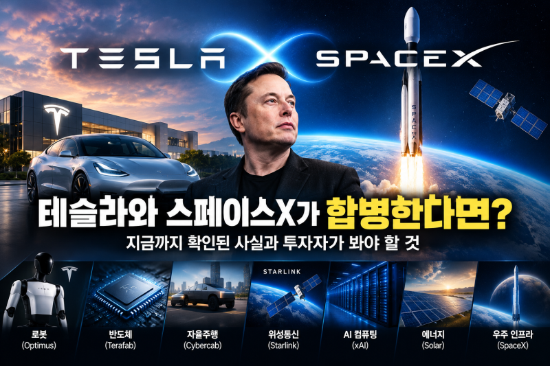 테슬라와 스페이스X가 정말 합병한다면?