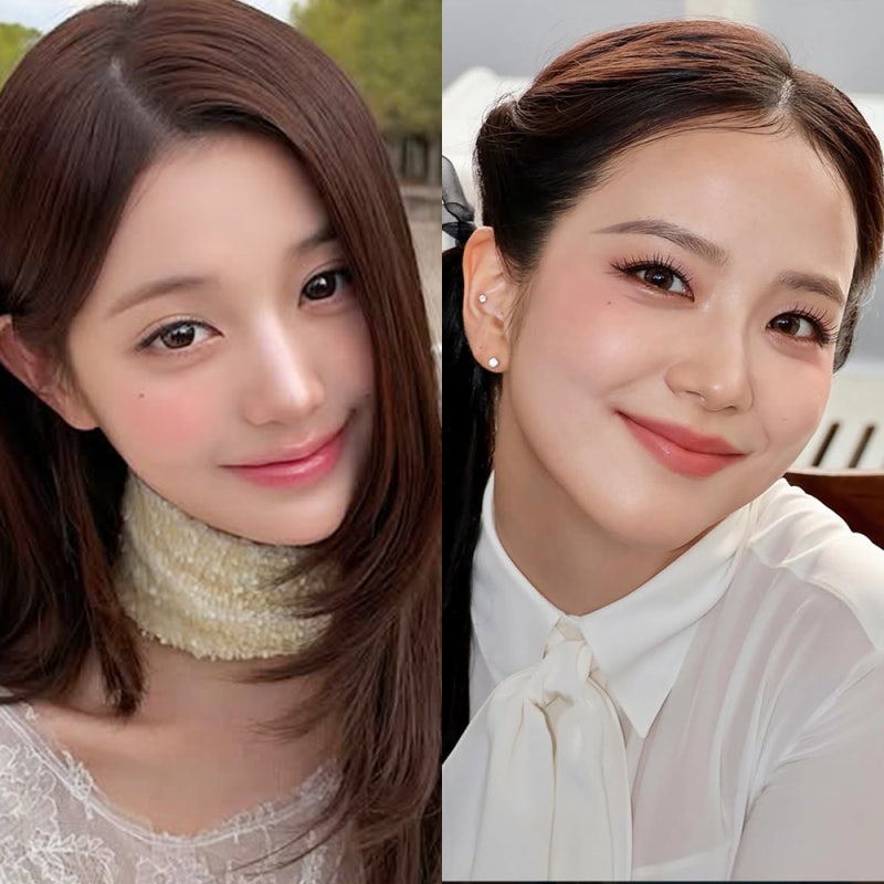 "지수 이겼나?" 장원영과 디올 공주 대결, 파리 투샷 헤메코 비교