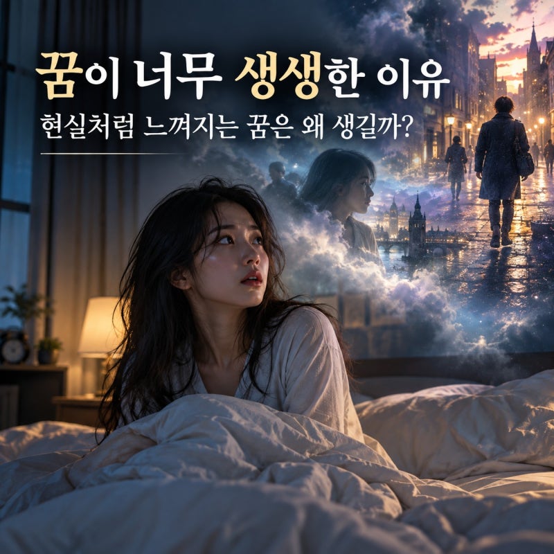 꿈이 너무 생생한 이유, 현실 같은 꿈은 왜 꾸는 걸까?