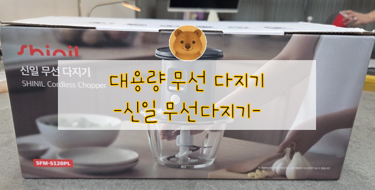채소 마늘 많이 다질때 사용하기 좋은 신일 무선 다지기 사용해본후기