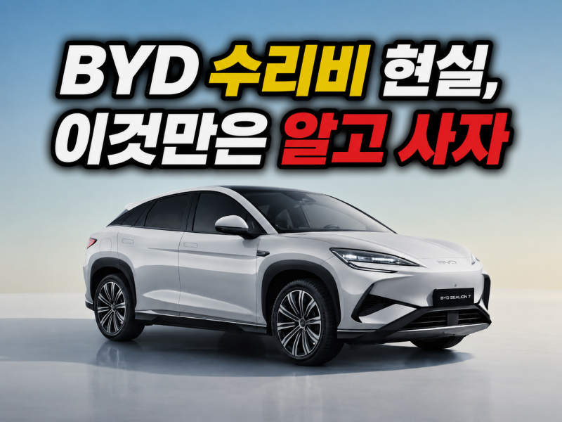 "씨라이언7 뒷범퍼 교체에 1,000만 원?" BYD 영업사원이 밝히는 수리비 논란의 팩트와 테슬라·....