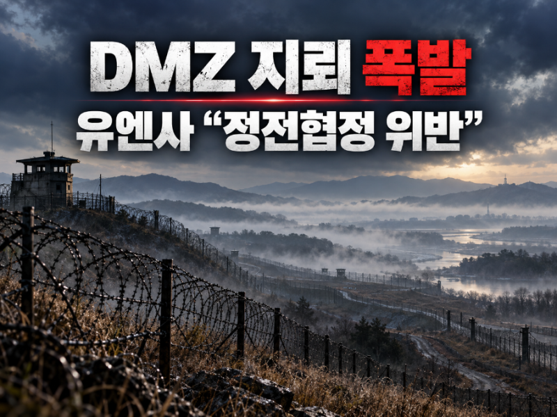 [뉴스] DMZ 지뢰 폭발…유엔사 “정전협정 위반”