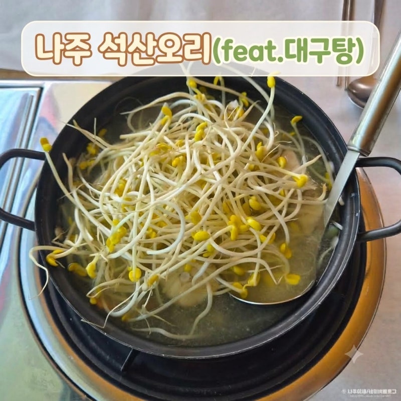 나주 석산오리(feat.대구탕)