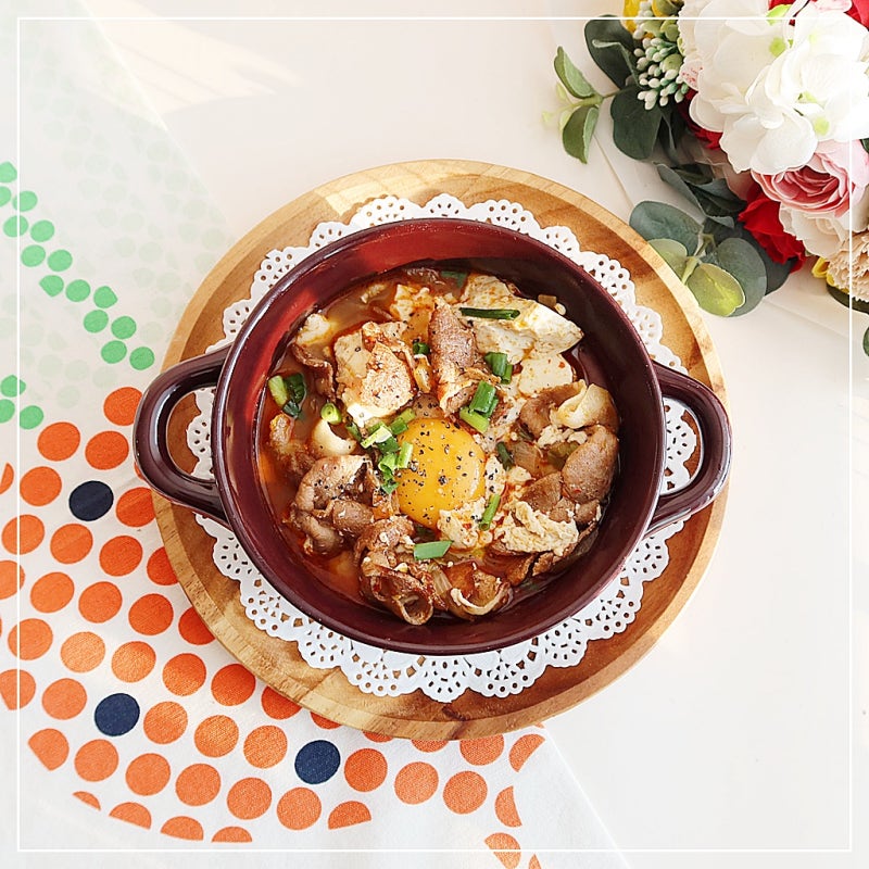 돼지고기 순두부찌개 만드는법 목살 순두부찌개 양념 레시피