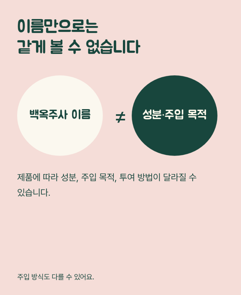 평택역 내과 백옥주사, 성분부터 왜 확인해야 할까요?