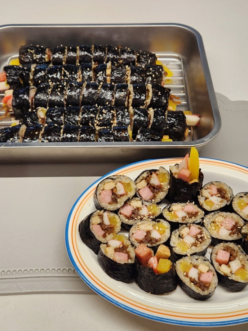 집김밥 만들기 맞다음 가정용 우엉조림 간단반찬 밑반찬 추천