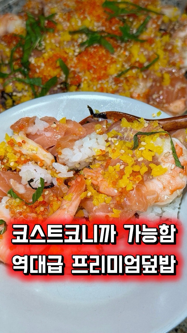 [코스트코 추천] 밥보다 회가 많은 프리미엄 양념 회덮밥 & 오징어 가득 충무김밥 솔직 후기