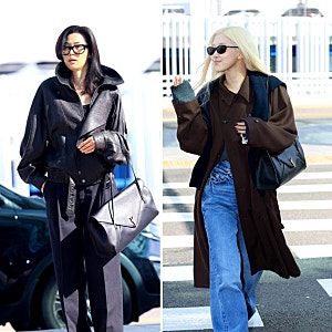 "전지현 로제, 같은 가방 다른 분위기" 파리 출국 패션 포착