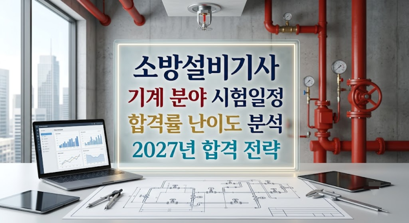 소방설비기사 기계 분야 시험일정 합격률 난이도 분석 2027년 합격 전략