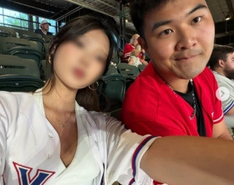 아빠 추신수 따라갔어요... 추무빈 여자친구 공개하자마자 이 반응이 나왔어요