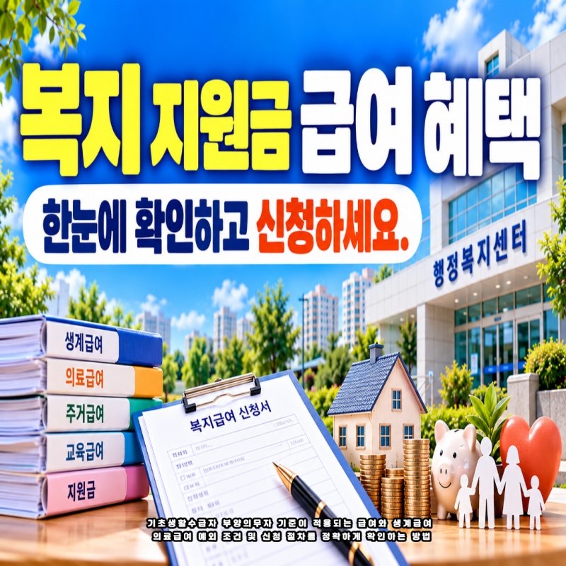 기초생활수급자 부양의무자 기준이 적용되는 급여와 생계급여 의료급여 예외 조건 및 신청 ....