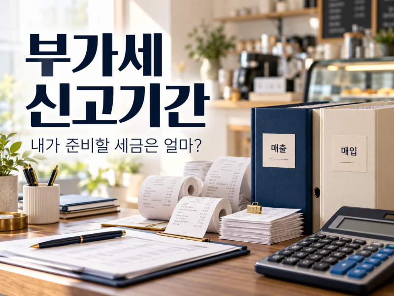부가세 신고기간, 계산기로 예상 세액 얼마까지 알 수 있을까?