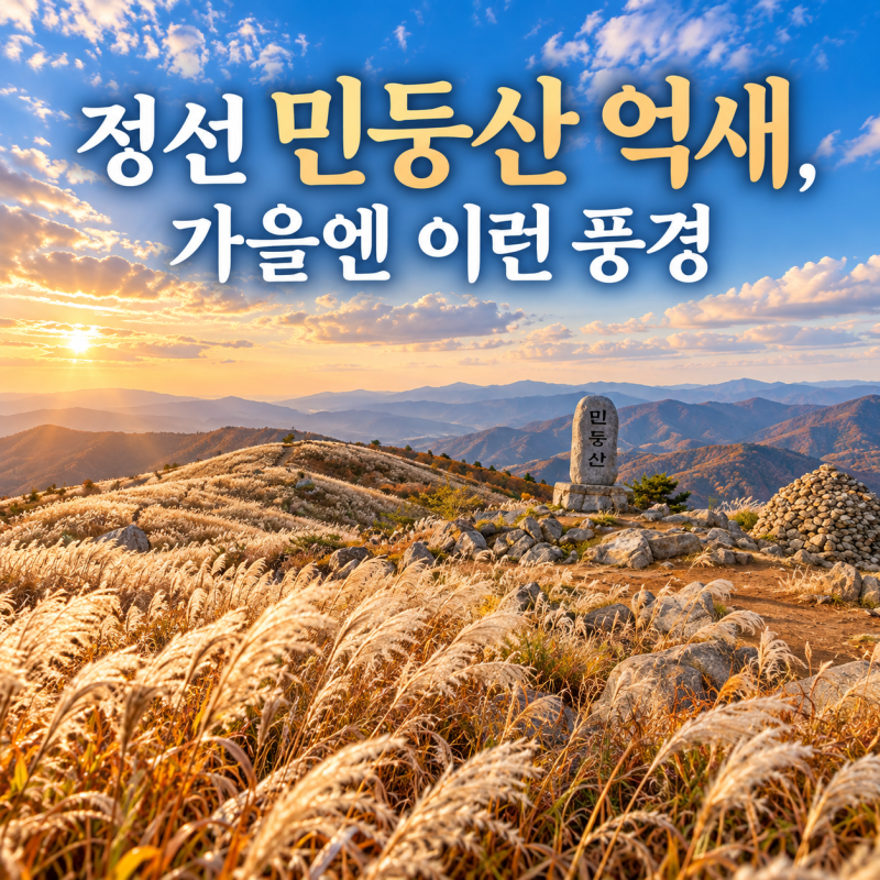 정선 민둥산 억새 2026 가을여행 절정 시기부터 등산코스·주차까지