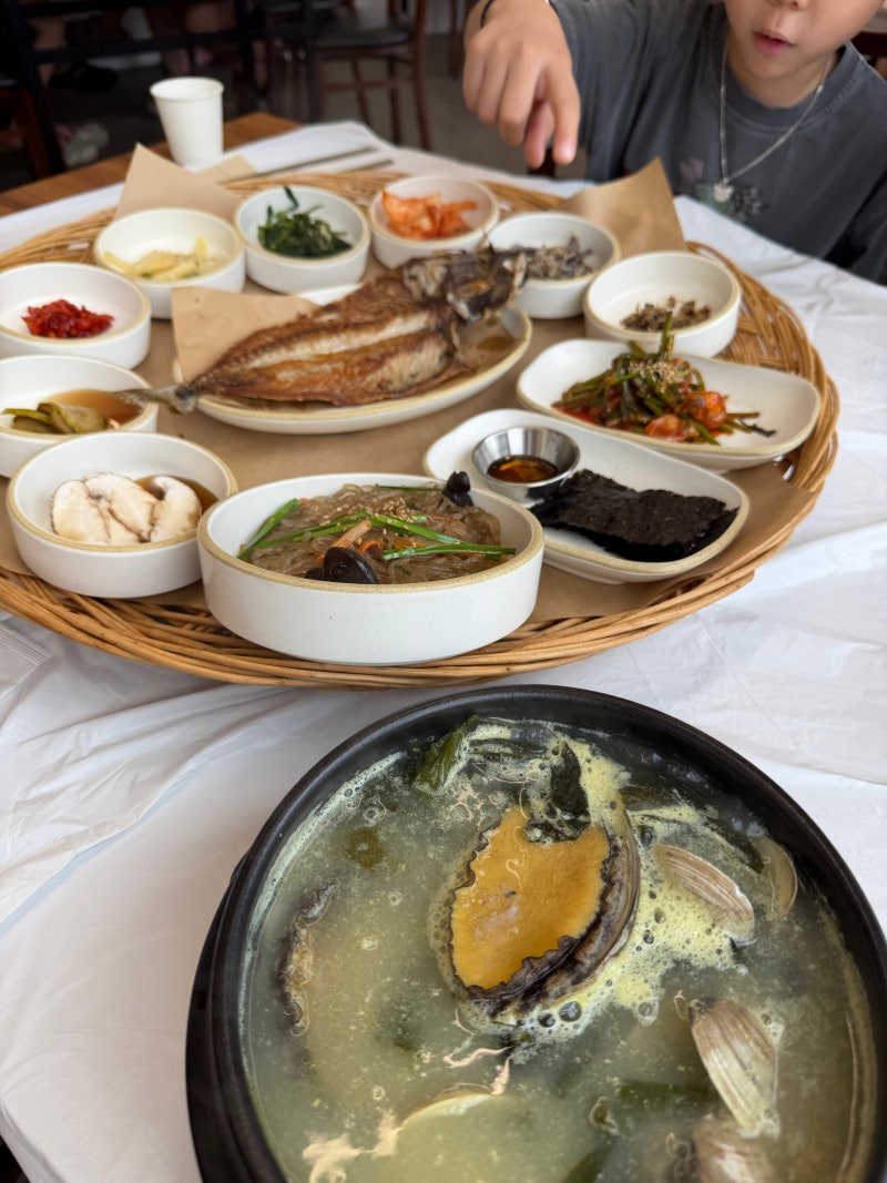 양양 낙산 맛집 귀신고래｜전복미역국에 생선구이 한상 제대로