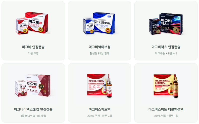 마그비, 종류가 너무 많죠? 나에게 맞는 제품 고르는 법