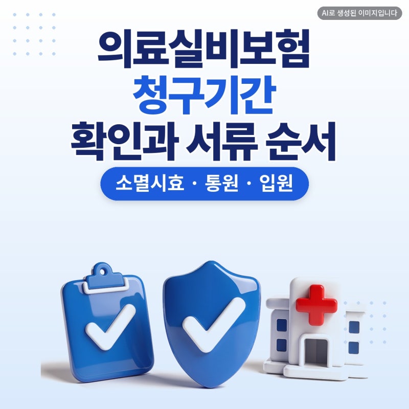 의료실비보험 청구기간, 청구서류 챙기고 비교사이트 보는 순서 (통원, 입원, 보완서류)
