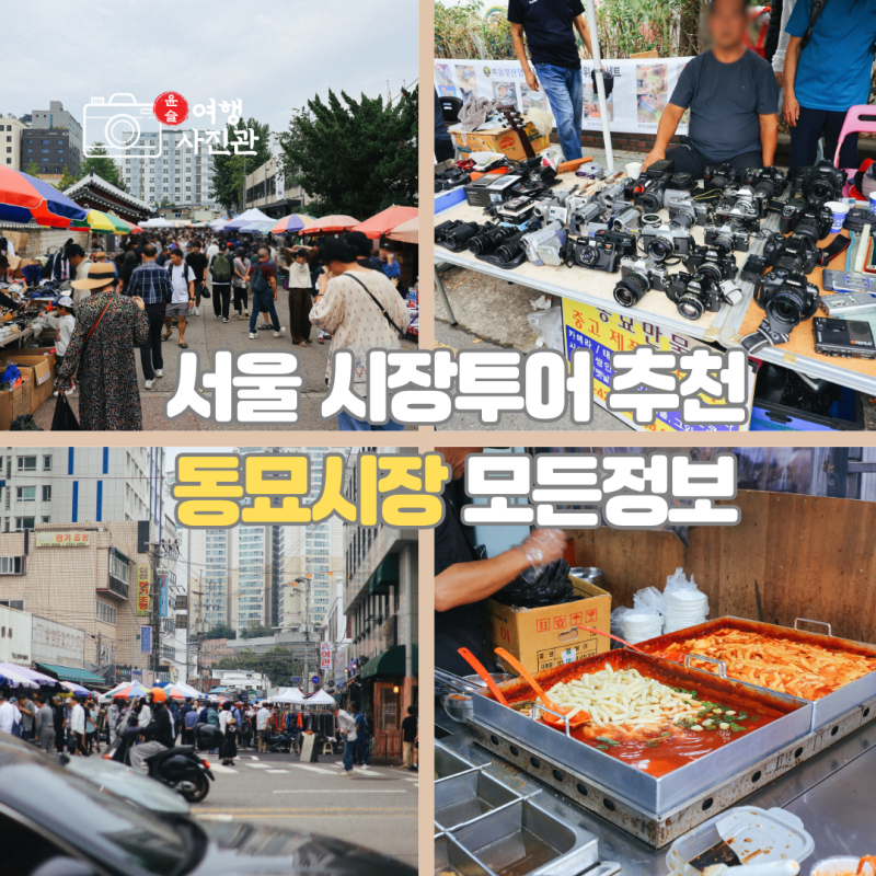 서울 동묘 구제시장 빈티지샵 시장투어 추천 주차