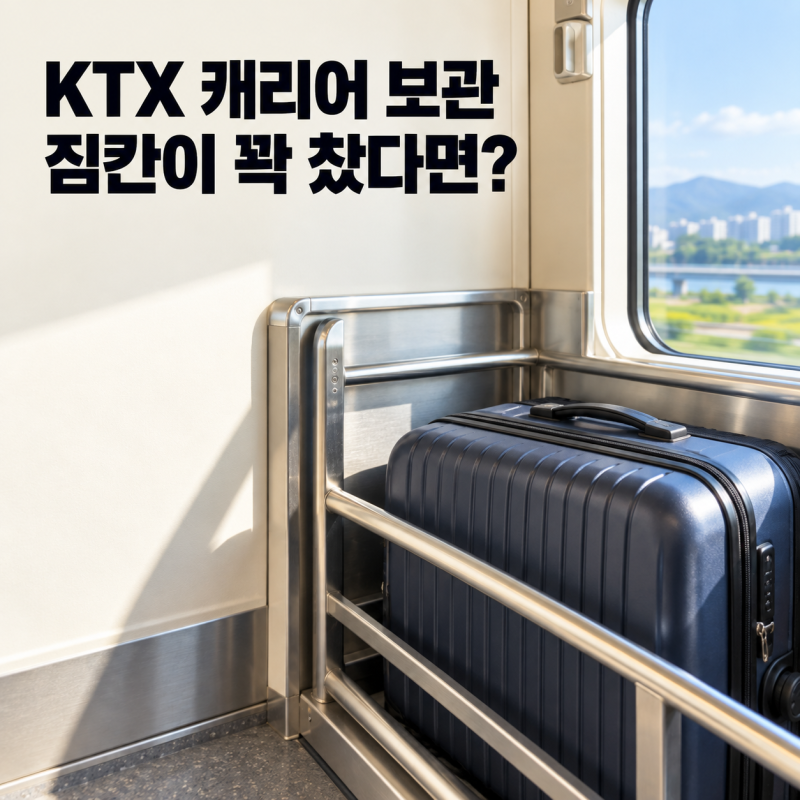 KTX 캐리어 보관 위치, 짐칸에 자리가 없으면 어디에 둘까?