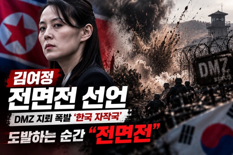 김여정 DMZ 지뢰 ‘한국 자작극’ 주장｜“실사격하면 즉각 보복” 전면전 우려 커지나